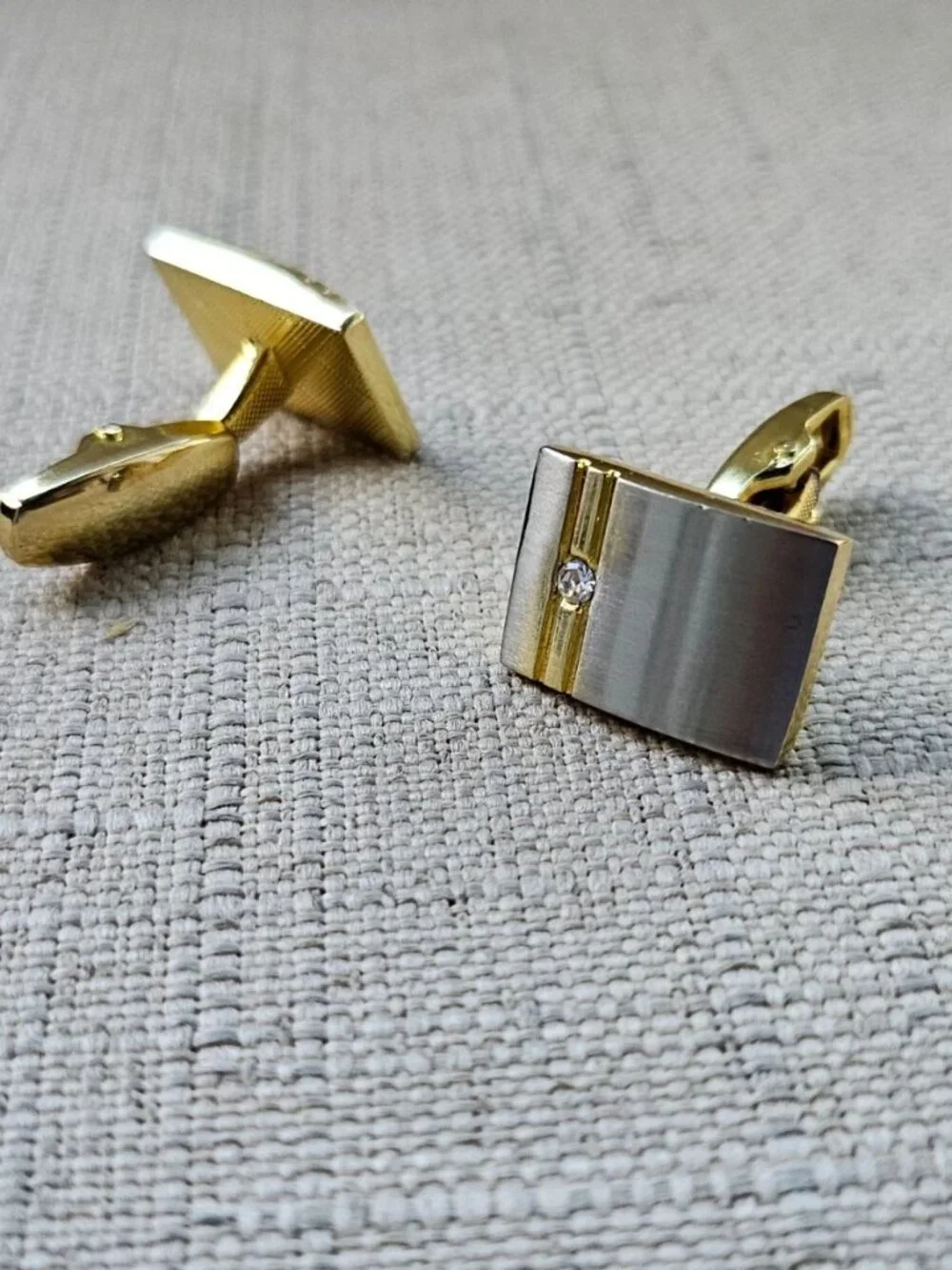 Men Cufflinks Fashion Jewelry Dress Shirt Cuff Links Stud Gold/Silver Father Day